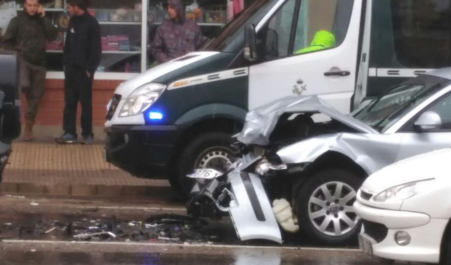 Accidente en La Virgen del Camino