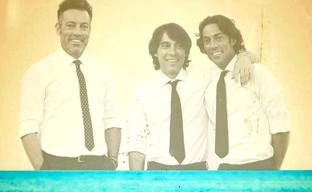 Manuel, Óscar y Raúl, en la imagen promocional.