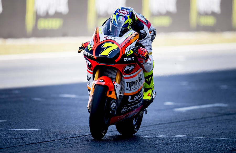 El Circuito de Montmeló acogió los entrenamientos clasificatorios del Gran Premio de Cataluña de motociclismo.