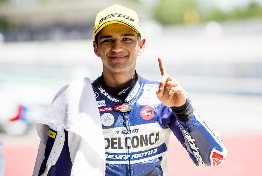 El Circuito de Montmeló acogió los entrenamientos clasificatorios del Gran Premio de Cataluña de motociclismo.