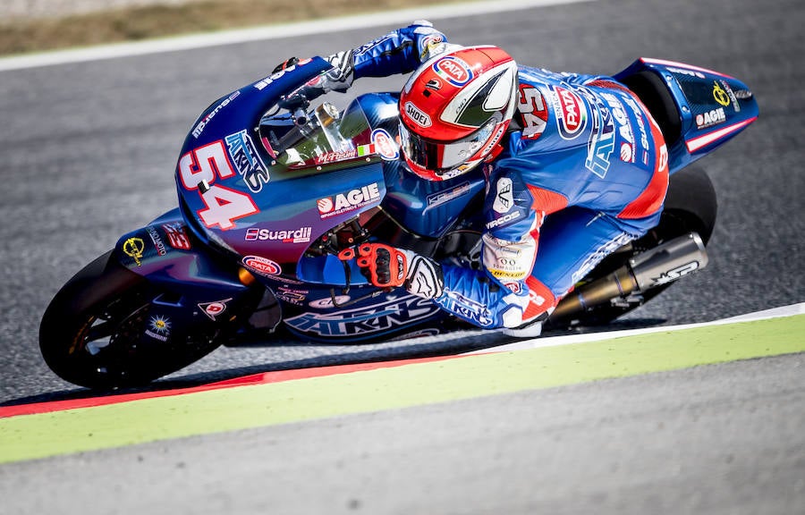 El Circuito de Montmeló acogió los entrenamientos clasificatorios del Gran Premio de Cataluña de motociclismo.