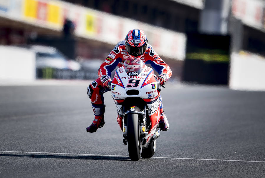 El Circuito de Montmeló acogió los entrenamientos clasificatorios del Gran Premio de Cataluña de motociclismo.