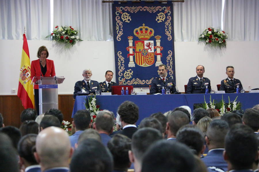 El Rey visita la Academia Básica del Aire (II)