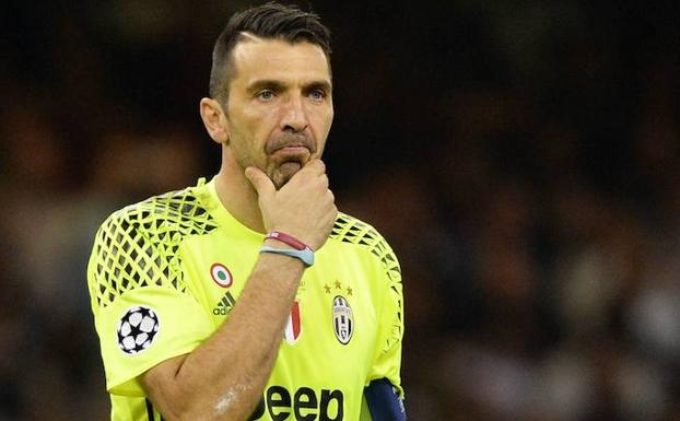 Buffon, tras caer ante el Madrid en la final de Cardiff. 