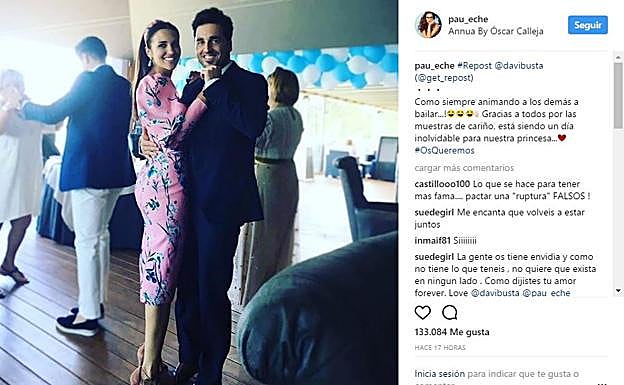 Paula Echevarría y David Bustamante.