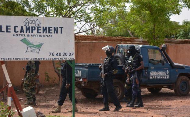 Operación militar en el resort Le Campement, en Malí.