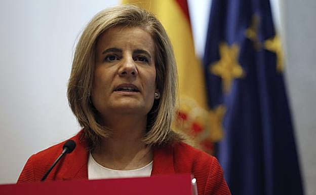 La ministra de Empleo y Seguridad Social, Fátima Báñez. 