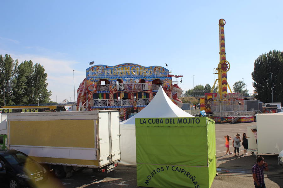 La feria se pone en marcha