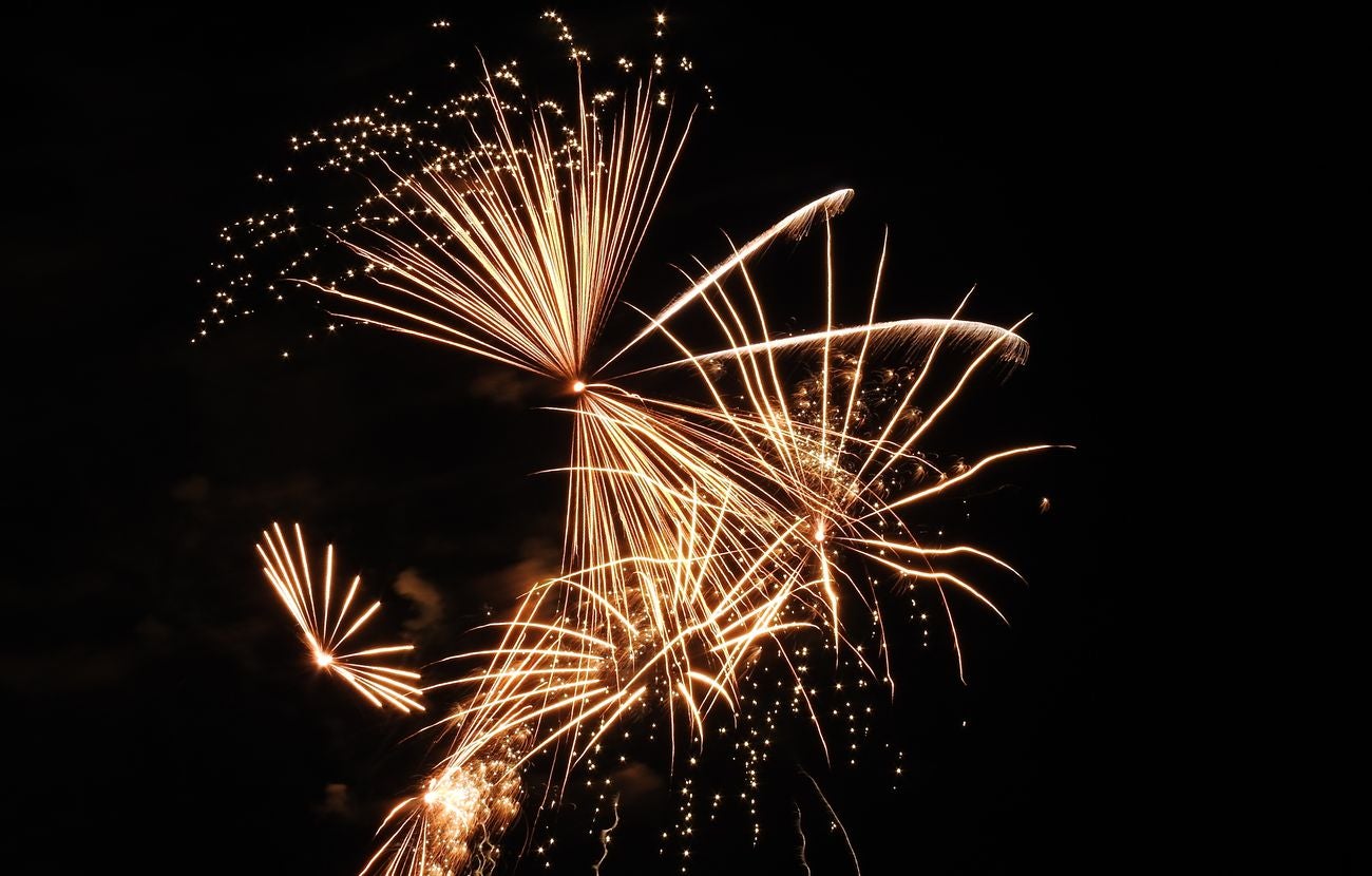 Las mejores imágenes de los fuegos artificiales de San Juan (I)