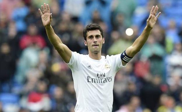 Arbeloa, en su último partido en el Real Madrid. 