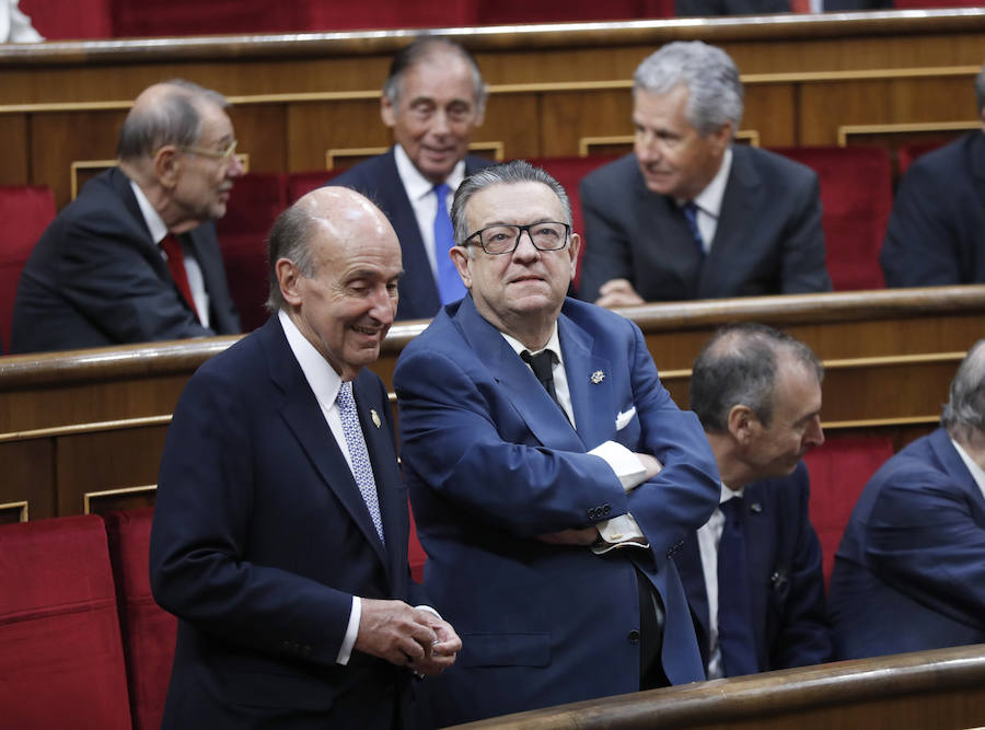 El Rey defiende en el Congreso la unidad de España y la convivencia de todos los españoles.