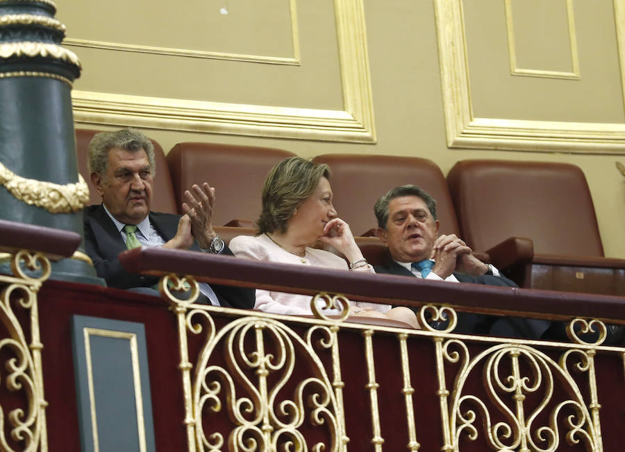 El Rey defiende en el Congreso la unidad de España y la convivencia de todos los españoles.