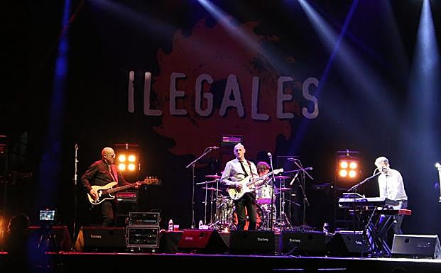 Imagen. Ilegales, en concierto