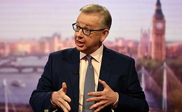 El ministro británico de Medioambiente, Michael Gove.