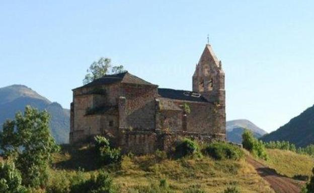 Imagen de la iglesia de Torre de Babia.