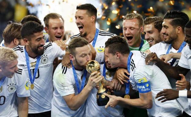 Alemania celebra el título. 