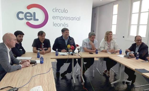 Reunión convocada en el Círculo Empresarial Leonés.