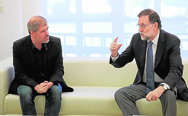 Unai Sordo y Mariano Rajoy.