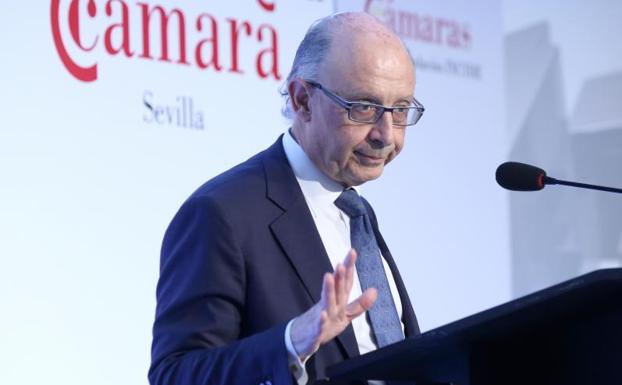 El ministro de Hacienda, Cristóbal Montoro.