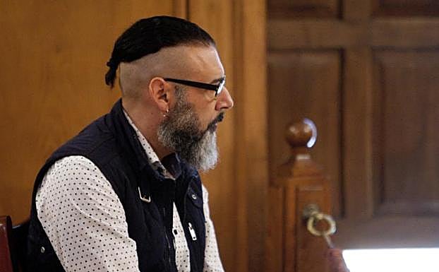 David Oubel, durante el juicio.