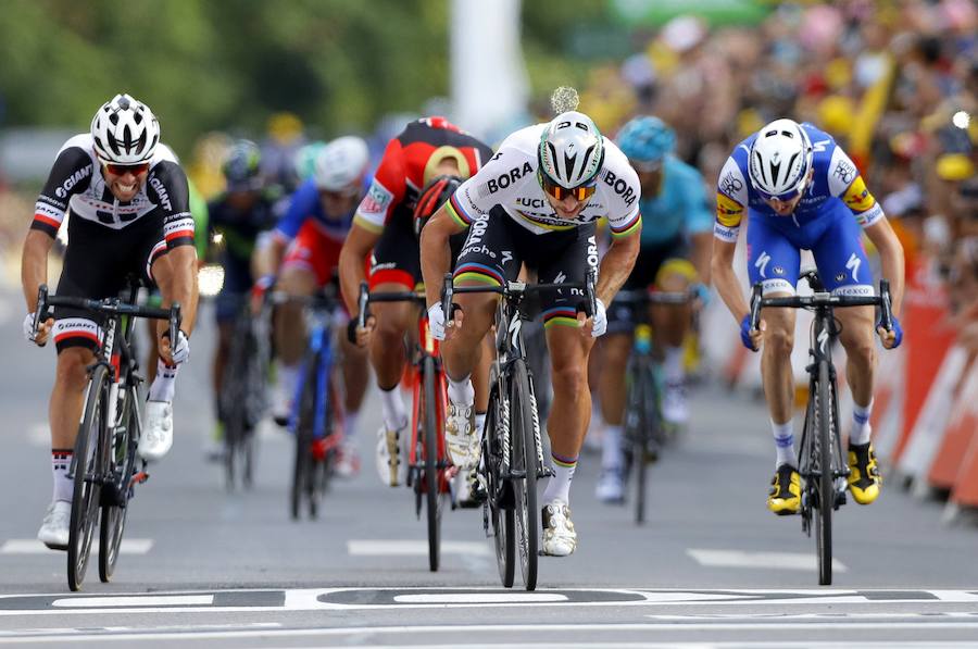 El ciclista eslovaco Peter Sagan se hizo con la victoria en el sprint final.