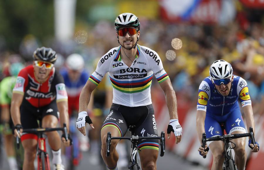 El ciclista eslovaco Peter Sagan se hizo con la victoria en el sprint final.