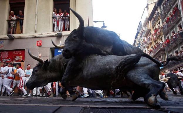 Segundo encierro de Sanfermines.