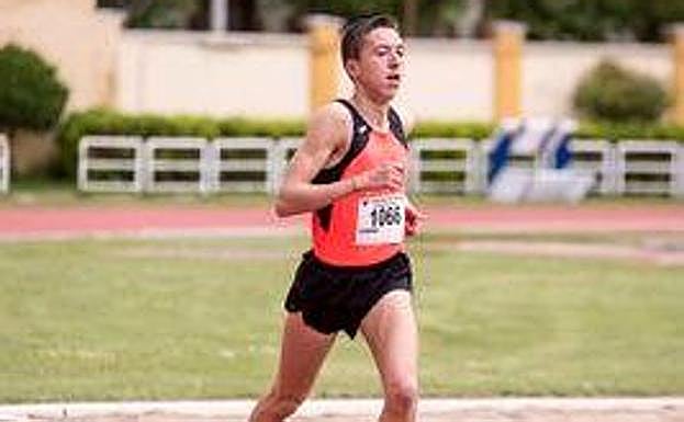 Sergio Alegre en una competición.