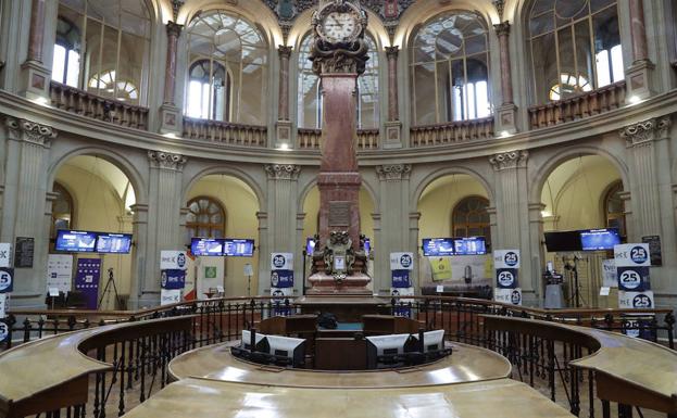 La Bolsa de Madrid.