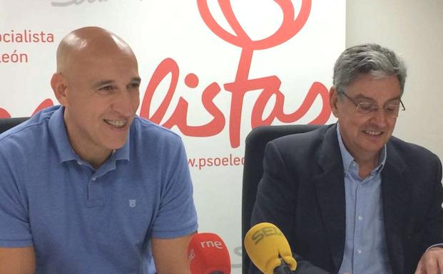 José Antonio Diez y Graciliano Palomo, este lunes en rueda de prensa. 