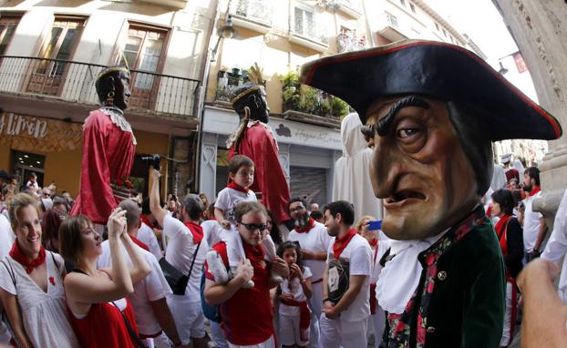 Los Sanfermines en Pamplona.