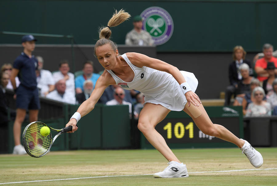 Las mejores imágenes del partido entre Muguruza y Rybarikova