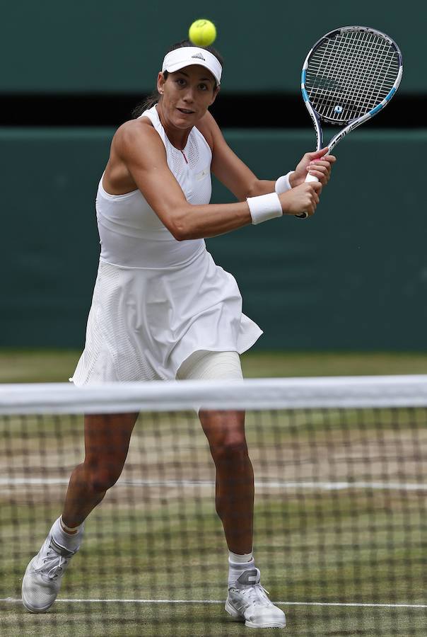 Las mejores imágenes del partido entre Muguruza y Rybarikova