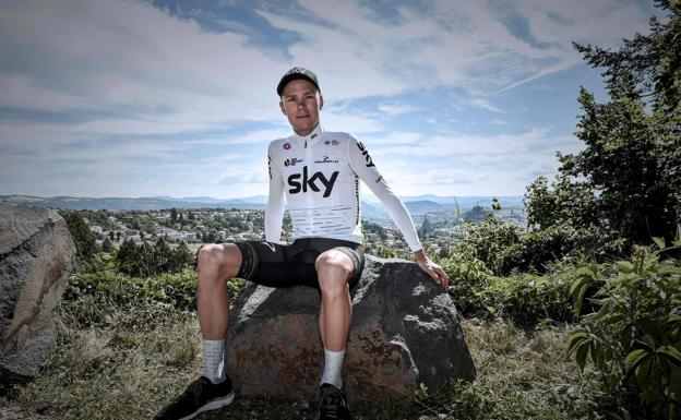 Chris Froome, en la jornada de descanso. 