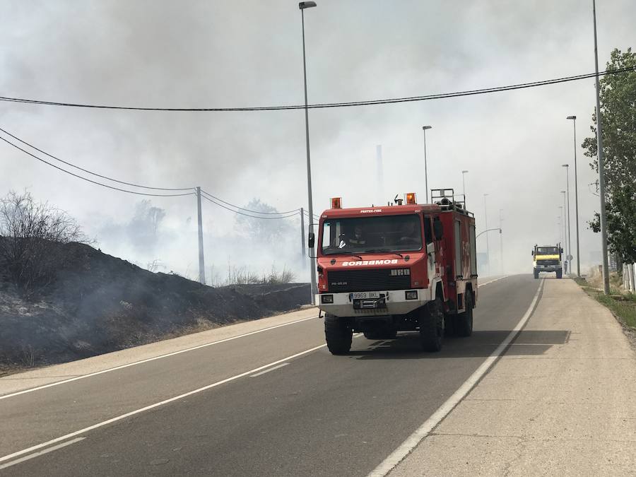 Imágenes del Incendio que amenazó el norte de León I