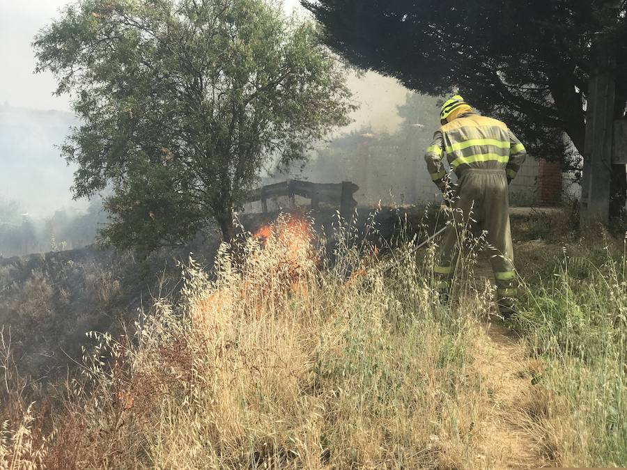 Imágenes del Incendio que amenazó el norte de León II