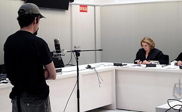 Dario Pareja Galego declara en la Audiencia Nacional.