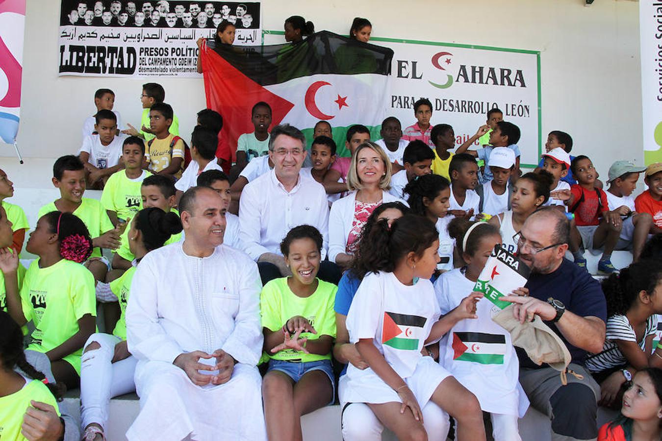 Valencia de Don Juan recibe a 250 niños saharauis