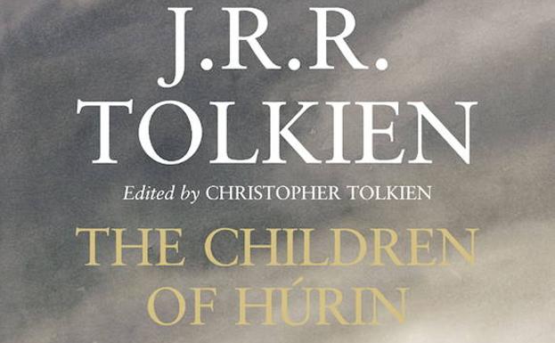 Portada de una novela de Tolkien. 