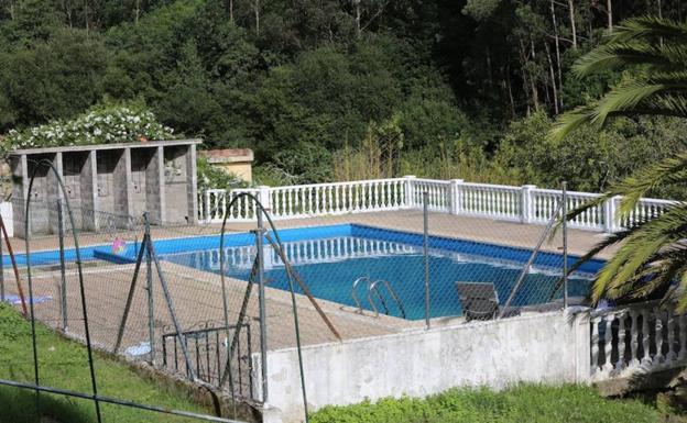 Piscina donde murió ahogado el menor.