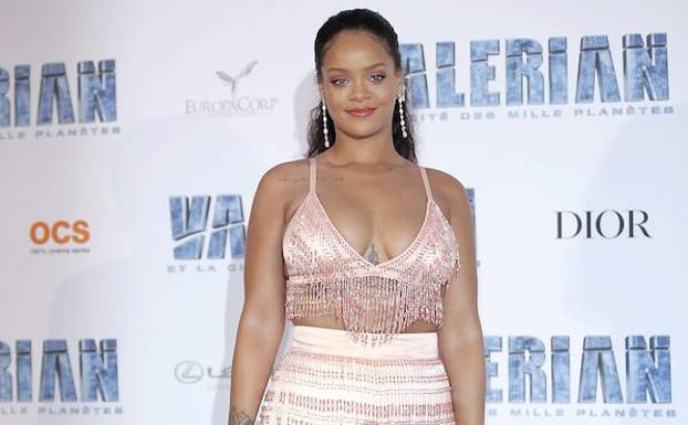 Rihanna en la presentación de 'Valerian' en París.