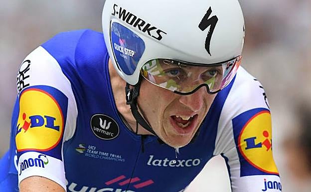 Dan Martin, durante una etapa del Tour. 