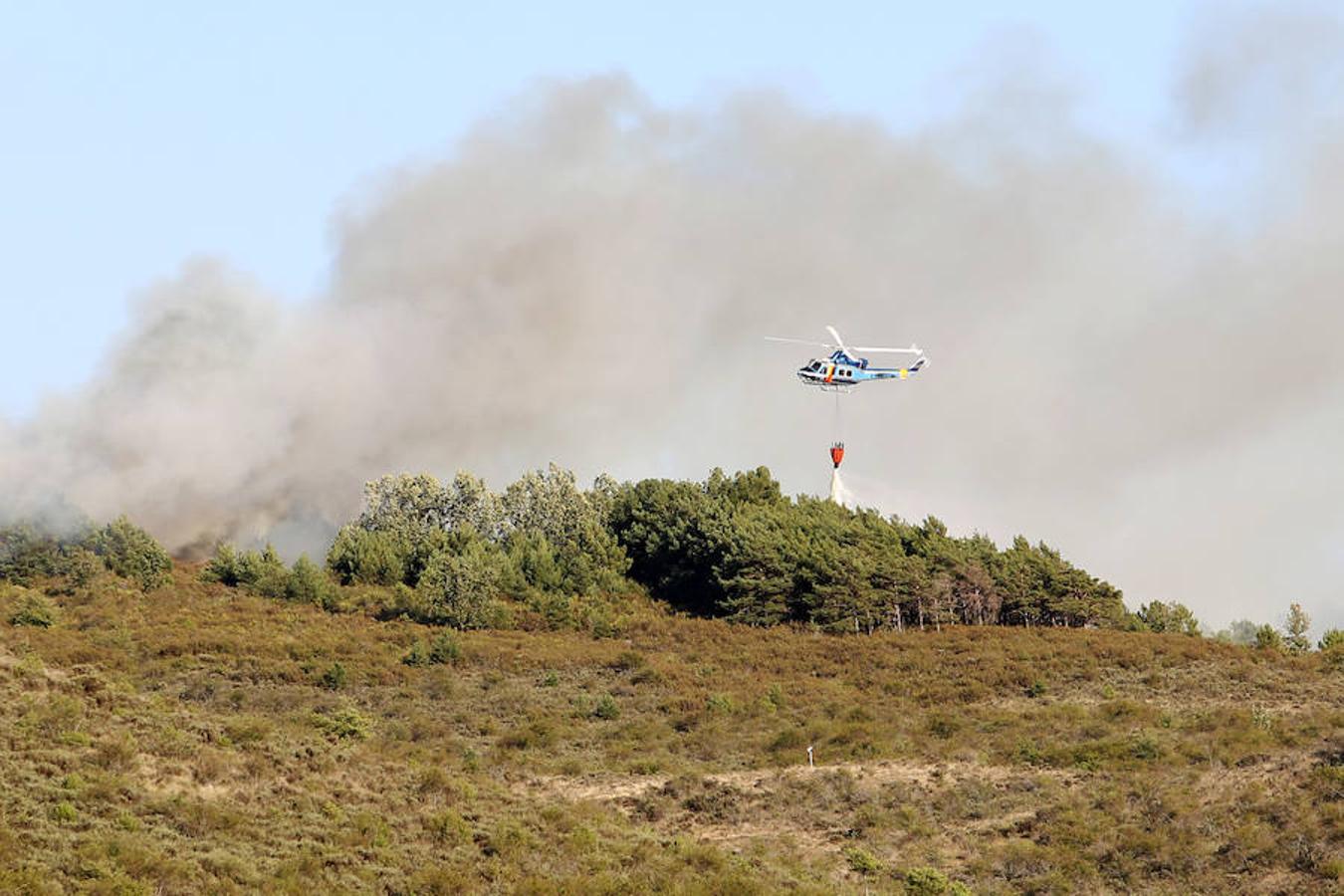 Extinción del incendio de San Cipriano del Condado