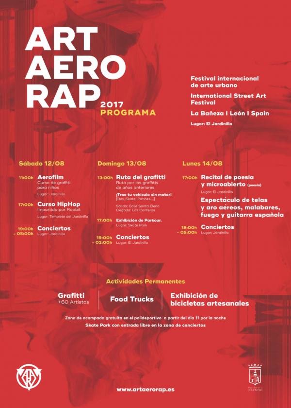 Cartel del Arte Urbano Art·Aero·Rap 