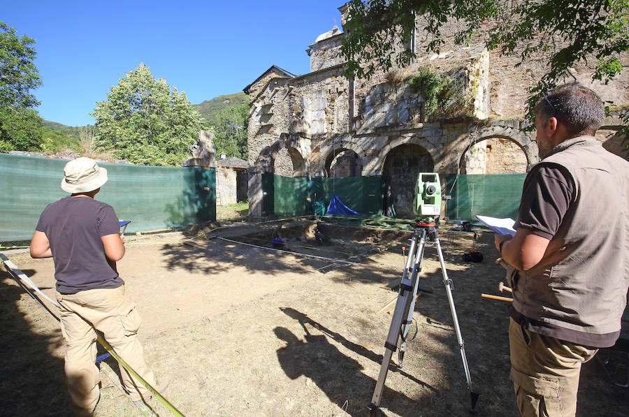 Excavaciones arqueológicas en el monasterio de Montes