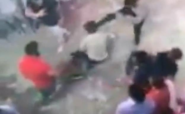 Una cámara recogió la agresión mortal al joven italiano en Lloret de Mar