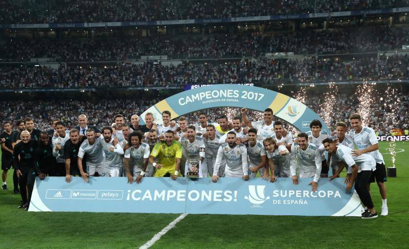 Las mejores imágenes del Real Madrid-Barcelona, vuelta de la Supercopa de España en el Santiago Bernabéu