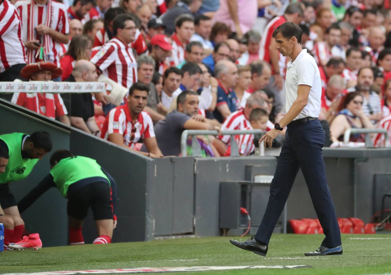 Las mejores imáganes del partido de la primera joranda de Liga entre el Athletic y el Getafe, en San Mamés.