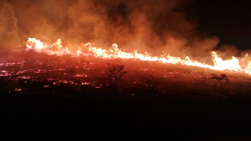 El presidente de la Junta de Castilla y León acude a la 'zona cero' del incendio de La Cabrera.