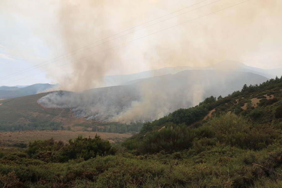 Un incendio sin control